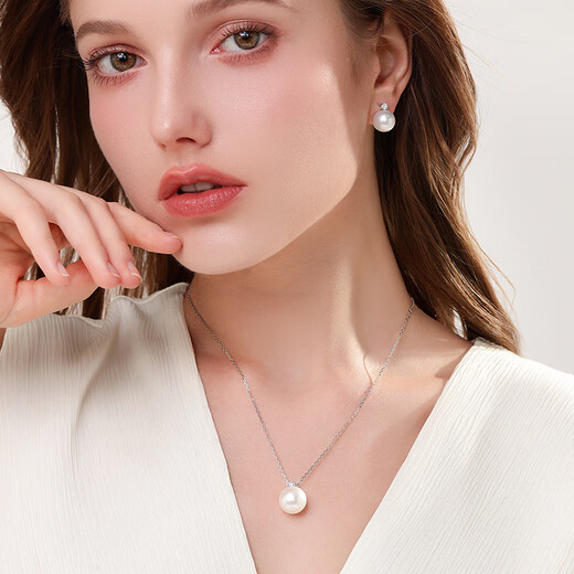 Joyself Aurora Venus Australian White Pearl GUILD Five Star Noble Selection Princess Diana Necklace 18K Gold Princess Gift Zhizhen Five Star Aurora Venus 11-12mm