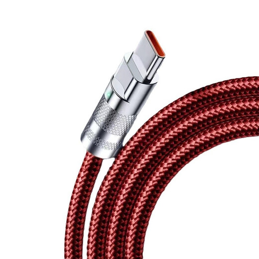 Kofi Show Braided Thick 120W Super Fast Charging Data Cable Suitable for Huawei VIVO Honor Xiaomi OPPO Mobile Phone Charging Cable 1.5 Meter Black Cable Thick Aluminum Alloy Fast Charging