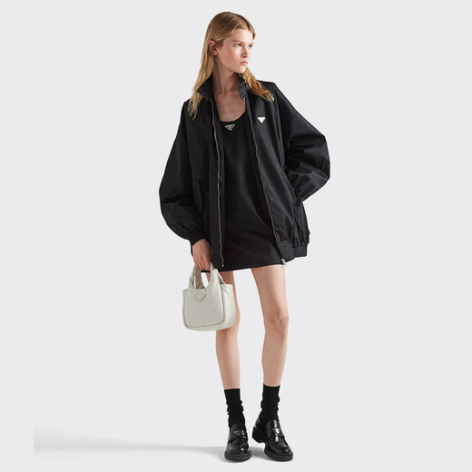 PRADA/Prada star style women's Chocolate glossy leather thick-soled loafers black (size is too large, it is recommended to order half a size smaller) 37.5