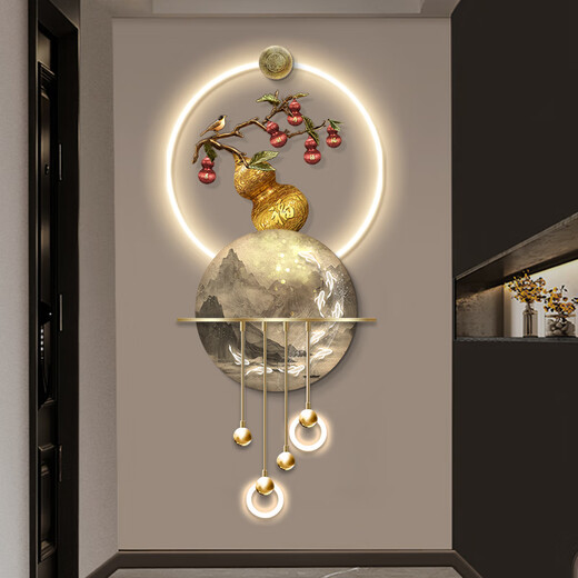 Dessin Town New Chinese Style Gourd Entrée Entrée Décoration Peinture Corridor Corridor Corridor Corridor Corridor Corridor Corridor Corridor Lumin Lumin Lumin Lumin Lumin Luminal Corridor BG6296-BG6299-BG6300 50 * 123cm peinture de suspension ordinaire sans lampe sans lampe
