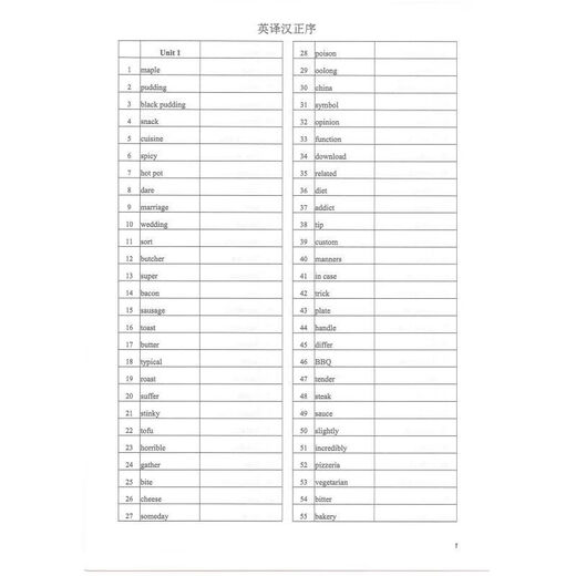 新外研版高中英语必修一二三单词默写本选修1234英译汉汉译英互译 外研版必修123选修12347本 外研版必修123选修12347本