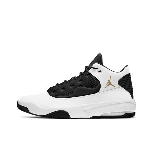 耐克（NIKE）Jordan Max Aura 2 黑白防滑耐磨缓震实战运动中帮复古篮球鞋 CK6636-107黑白 42 (265mm)