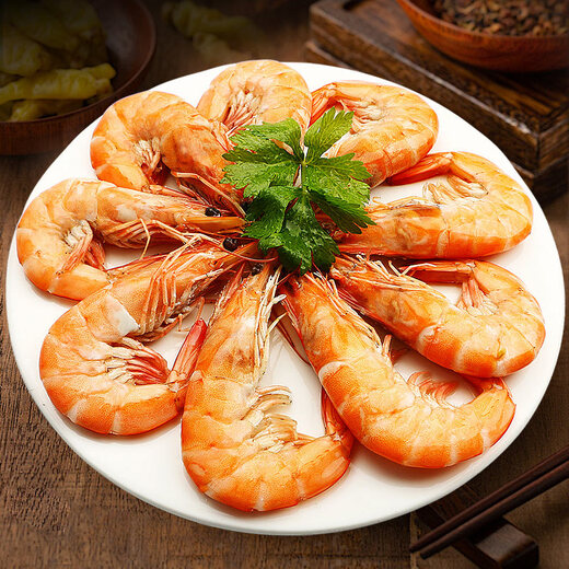 Dongshang Yupin Domestic Qingdao Prawns Extra Large White Prawns 2030Specifications Net weight 3Jin Jin is equal to 0.5kg Boxed live frozen
