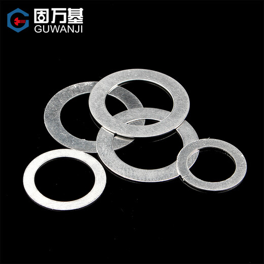 GUWANJI GUWANJI 304 stainless steel ultra-thin washer metal gasket shaft gap flat washer adjustment washer national standard 304 ultra-thin flat washer M3*5*0.1 100 pieces