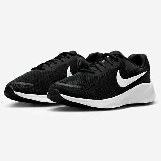 
Nike official ship store men's shoes spring new sports shoes REVOLUTION 7 mesh breathable light running shoes DA1105-101/QUEST4/white and blue 41