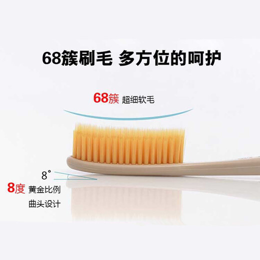 王打韩国王打688大头软毛牙刷 白博士成人中硬毛纳米专用清洁原装进口 王打银4支 买3+1 中毛(软硬适中) 4支