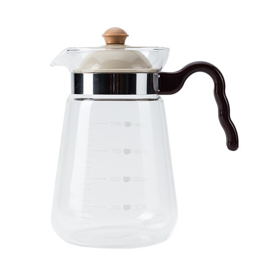 Chuyi open flame heating direct fire kettle high temperature resistant electric ceramic stove gas stove direct burning glass hot water kettle filled with boiling water tea kettle 1800ml kettle