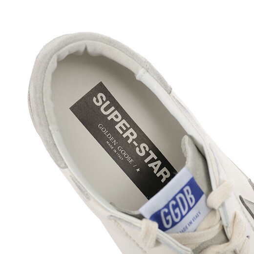 
GOLDEN GOOSE Golden Goose Men's Super Star Star Pattern Lace-up Retro Old Dirty Shoes GMF00102 F005359 11166 White Gray Tail Gray 41