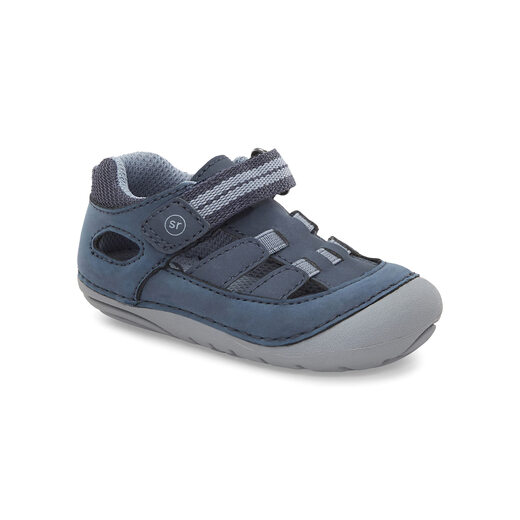 Stride riteStride Rite Unisex Kids Sm Sonny Sandals, Dark Blue Dark Blue 3.5 Wide Infant