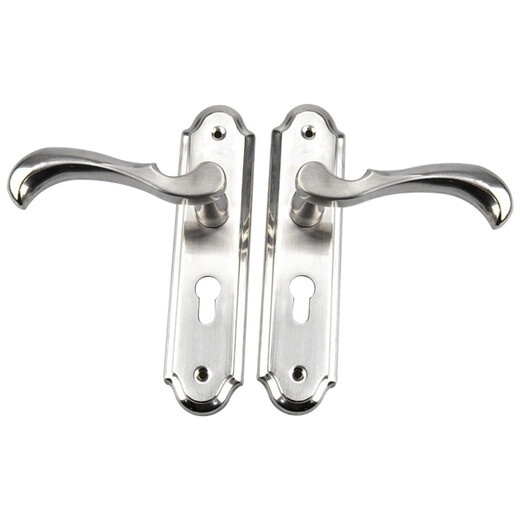 Hasdick Beijing Warehouse Delivery HKCL-32 Stainless Steel Wooden Door Handle Lock Bedroom Safety Door Lock Wooden Door Light Sound Room Door Lock Handle Lock Premium Small 50 Light Sound Lock