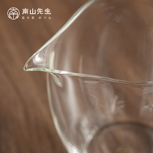 Mr. Nanshan Kung Fu tea set heat-resistant glass teacup tea sea tea ceremony accessories Qingyun Justice Cup Qingyun Justice Cup_Pink version