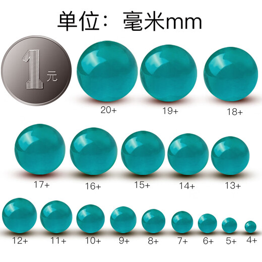 Yingyou 8A ice type amazonite loose beads round beads single bead necklace multi-treasure bracelet separated beads DIY bracelet jewelry accessories collection grade amazonite 4mm/2 pieces