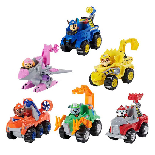 汪汪队立大功（PAW PATROL）汪汪队立大功救援车恐龙救援队变形救难队越野车玩具汪汪队乐乐 汪汪队恐龙巡逻车16794