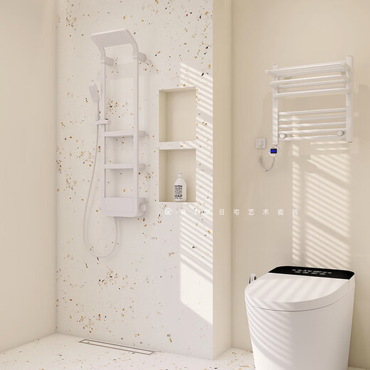 Xmsj плитка для ванной комнаты на пол Terrazzo Antiplip Plip Plip Cream Cream French Play Plain Free Particles-K12108 Главная картина 600x1200