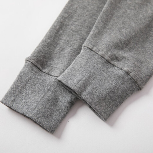 AB AB AUTOR DÍA DE VALENTA DE VALENTE EVINURO Cotton Pure Cotton Pareja Media tortuga de cuello interior Mangas largas Conjunto de ropa interior S679 Hombres - Profunda de cáñamo 3xl