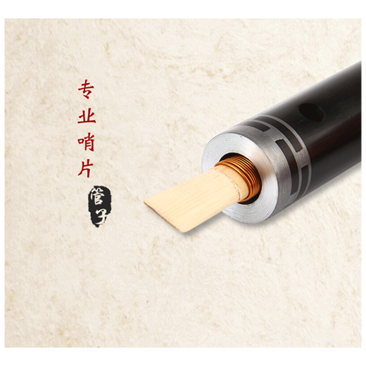曲漾专业乌木管子初学者催泪管乐器管子初学者民族管乐器专业演奏管 D调铜箍【塑料哨1个】