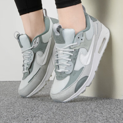耐克（NIKE）女鞋夏季新款运动Air Max气垫缓震运动休闲鞋网面透气跑步鞋 DM9922-105/灰色 36.5