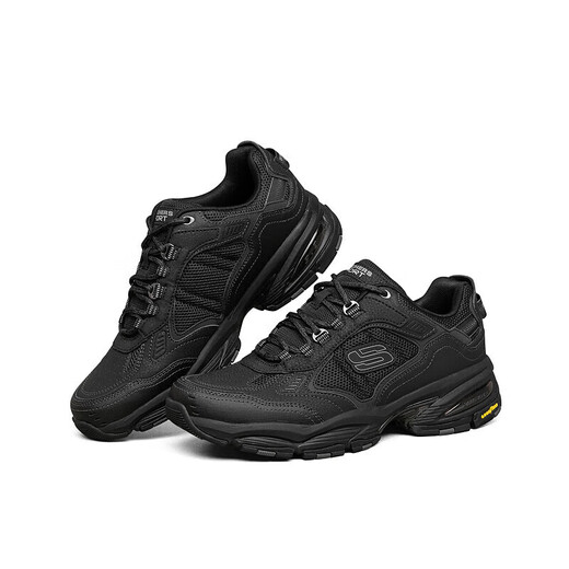 SKECHERS autumn and winter men's shoes thick sole heightening dad shoes soft sole comfortable casual shoes versatile sports shoes 237145