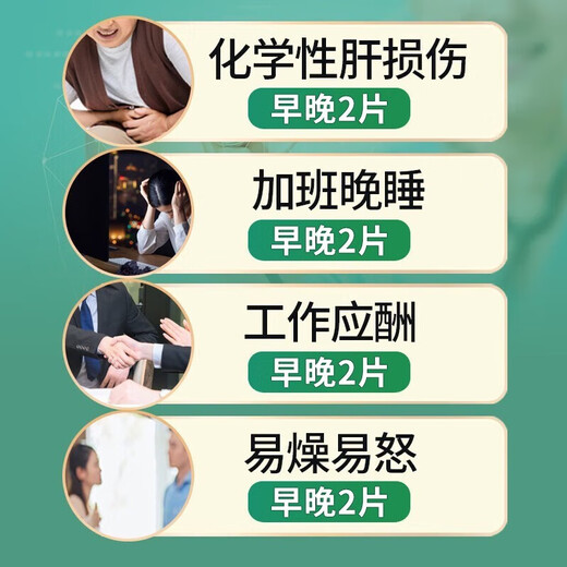 芙顺堂李时珍葛根灵芝护肝片肝脏排养肝护肝片熬夜保健品喝酒 3盒疗程装