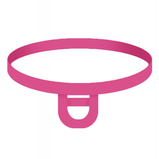 CLEVER-MENMODE Men's Delay Ring Ring Sexy Underwear Lift Thong Shaping Ring Men's Lift Ring Locking Pants 1 Pair Pink L