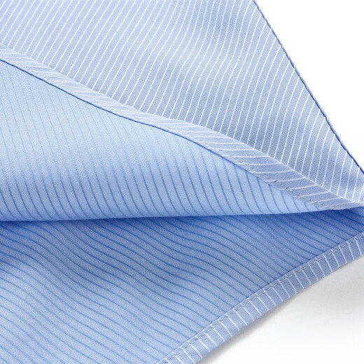 雅戈尔（YOUNGOR） 衬衫男士 秋冬季青年男休闲正装衬衫 GLDP16380IJA 浅蓝斜纹 42