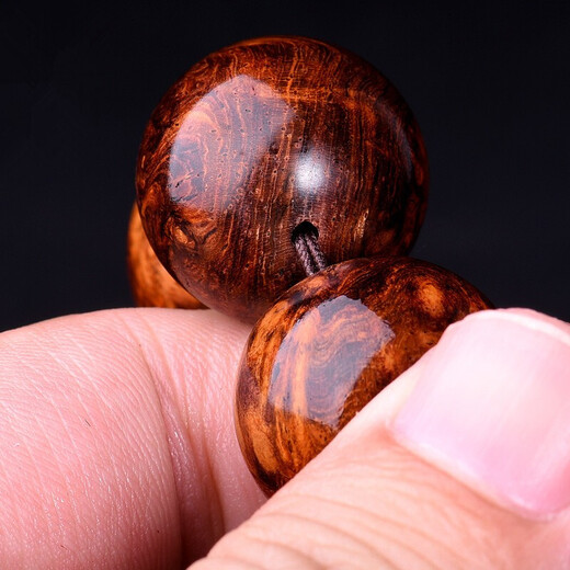 Lijiang Hainan Huanghuali Bracelet with galls and scars full of water ripples, sea yellow galls and scars, old material for men and women, old material, cross-eyed rosary beads 520 gifts for boyfriends, avocado old material, sea yellow with scars, 18mm 13 pieces