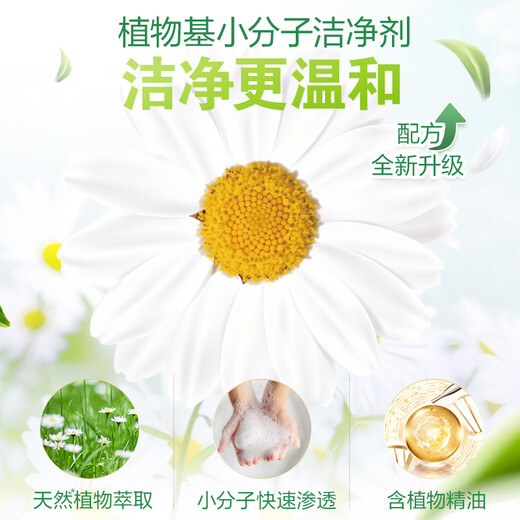 Mom Yip Laundry détergent Natural Soap Dectegent Vêtements doux entre 1kgx2 Bouteille