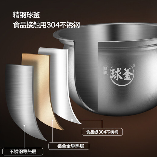 SUPOR national subsidy Fresh Breath IH electric pressure cooker 5L household automatic exhaust 304 ball kettle SY-50HC8033Q double bladder rice cooker pressure cooker for 4-6 people