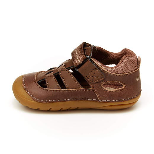 Stride riteStride Rite Unisex Kids Soft Sport Tight Sandals, Brown Brown 3 Infant