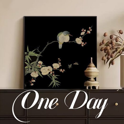 
Sensual painting 2025 new style living room decoration painting cream style restaurant hanging painting medieval style desktop painting bedroom bedside mural JD15736 50*50 texture oil canvas ps black frame