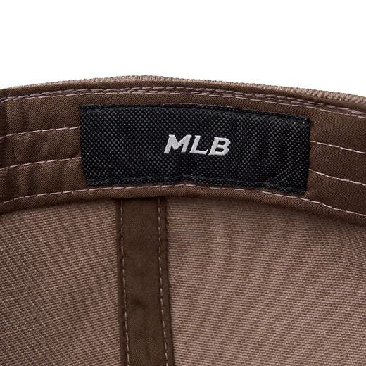 MLB官方张凌赫同款情侣磨破做旧时尚logo运动棒球帽春夏新款CPVV3 洛杉矶道奇队/浅棕色 均码