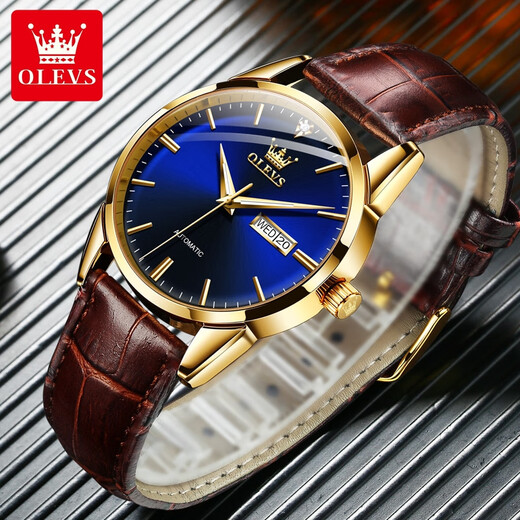 Olevs Swiss Certified Brand Watch Men's Mechanical Watch Men's Uhr