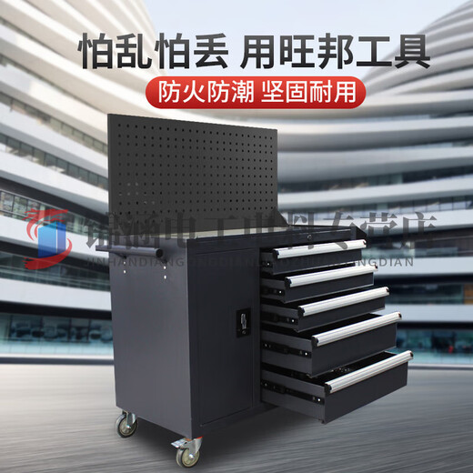 Shantou Lincun thickened five-layer tool cart with cabinet parts cart tool box storage box tool cabinet multi-layer drawer cabinet 306 five-layer tool cart with cabinet