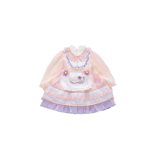 G.duck girls' Lolita dress 2025 new autumn and winter style birthday princess dress fashionable children's dress 120 size recommended 105-115cm 4-5.2 years old autumn style skirt + headwear