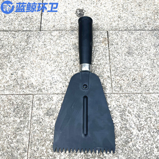 蓝鲸环卫 钢化除雪铲便携铲雪神器粮食铲推雪清洁铲【破冰铲头+手柄】LJHW-9892