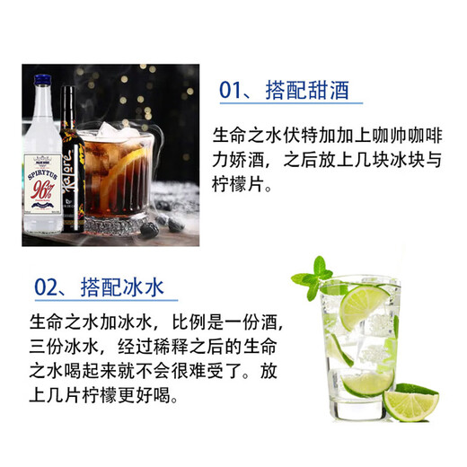 麦其克 伏特加  96度生命之水 高度烈酒洋酒 调酒基酒  格鲁吉亚进口 生命之水伏特加 500mL 1瓶