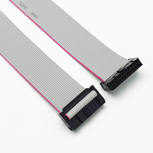 Throwing Stone FC8P/10P/14P/20P/26P IDC Cable Two Pack Gray Cable 2.54mm Spacing 20P 20cm (Two Pieces)