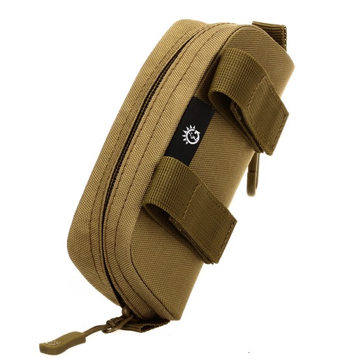 Budi al aire libre Bolsa a mano pequeña bolsa colgante de colgantes gafas de camuflaje de lentes de camuflaje ciclismo caja táctica bag marrón negro 016