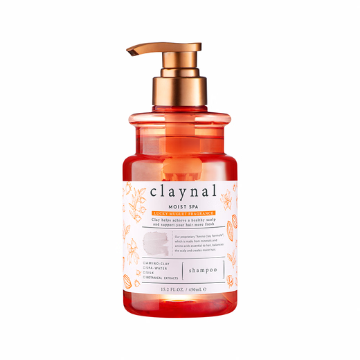 蓬派（CLAYNAL）氨基酸天然矿物泥柔顺奢护洗发水450ml【临期清仓】