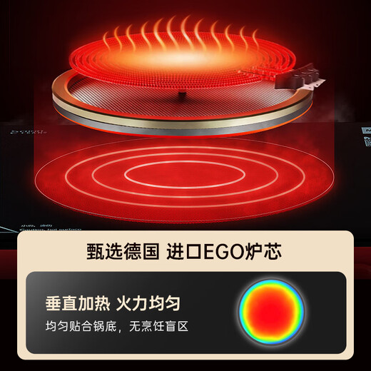 米技（MIJI）电陶炉电磁炉德国米技炉嵌入式双灶双圈烹饪Gala II3500W 3500W【政府补贴】