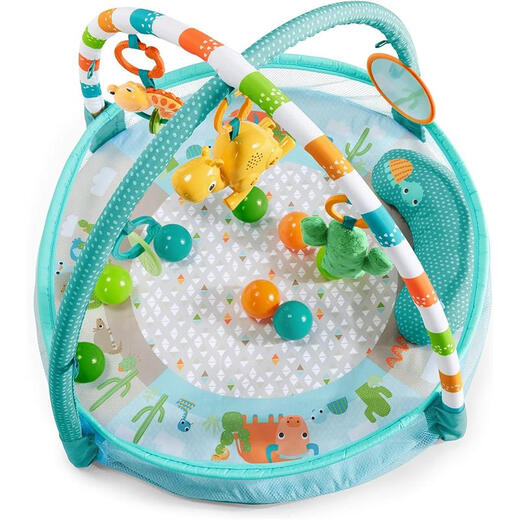 KIDS2【JD物流 日本直邮】婴儿健身架器宝宝游戏毯爬行垫哄娃满月礼 蛇 11979