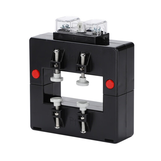 Current transformer open type opening type square hole copper bar aluminum bar DP/DB46/58/BHK-0.66 42*82mm black model 800/5A x 0.2