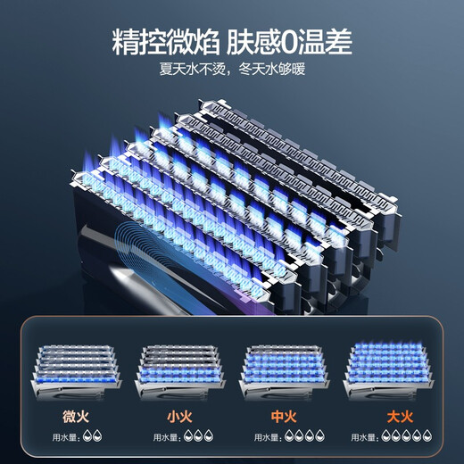 Macro Sleep Wash T8 gas water heater natural gas 16 liters panoramic screen glass panel constant temperature DC variable frequency fan water server four seasons without temperature adjustment trade-in