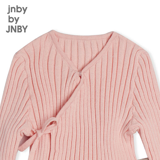jnby by JNBY[江南布衣婴童]秋连衣裙柔软网纱拼接立体条纹女婴儿YN7G10250 684暖粉色 66 cm