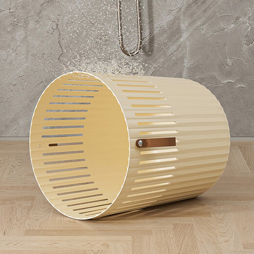 Ou Runzhe dirty clothes basket large cream style bathroom dirty clothes basket clothes storage rack basket storage basket large yellow