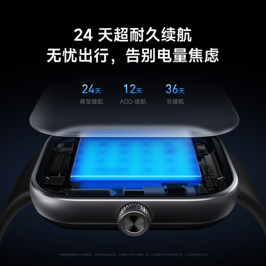 小米REDMI 红米手表Watch5  国家补贴  心率血氧监测 蓝牙通话 旋转表冠 红米手表5 智能小米手表 REDMI Watch 5 典雅黑
