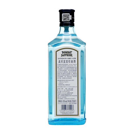 孟买蓝宝石金酒 BOMBAY 杜松子酒英国洋酒烈酒(毡酒)琴酒进口 孟买蓝宝石金酒