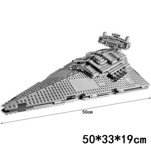 LEGO Starship Empire Star Destructor Modelo de Star Wars Building Block Toys Alta dificultad Puzzle Order Star Destroyer-1416 Partículas