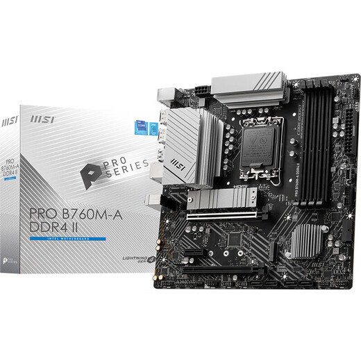 微星 B760 Z790 主板 搭 英特尔 i5 主板CPU套装 板u套装 PRO B760M-A DDR4 II i5 14600KF