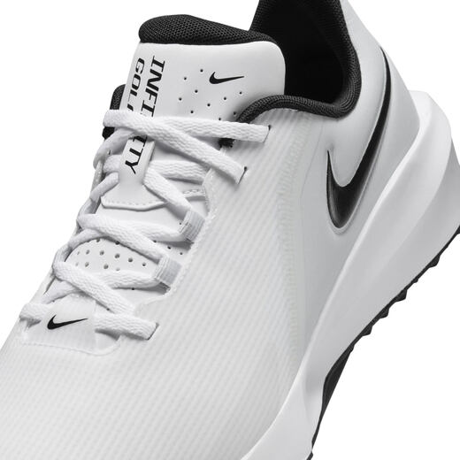 耐克（NIKE）官方INFINITY G男女高尔夫球鞋夏季情侣轻便运动FN0555 100白/黑/白金色 42.5